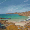 Achmelvich Beach In Scotland Diamond Painting