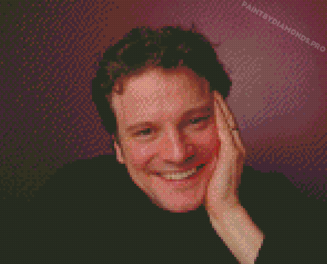 Actor Colin Firth Diamond Painting