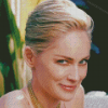 Actress Sharon Stone Diamond Painting