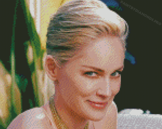 Actress Sharon Stone Diamond Painting