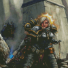 Adepta Sororitas Warhammer Game Diamond Paintings