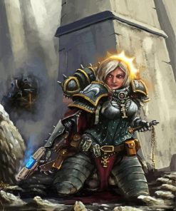 Adepta Sororitas Warhammer Game Diamond Paintings