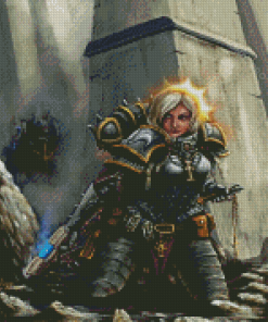 Adepta Sororitas Warhammer Game Diamond Paintings