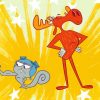 Adventures Of Rocky And Bullwinkle J Moose Diamond Painting