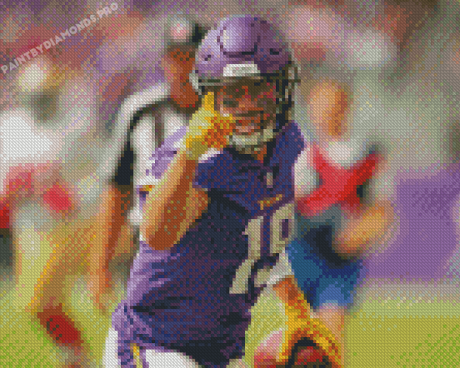 Aesthetic Adam Thielen Diamond Paintings