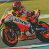 Aesthetic Marc Marquez Diamond Painting