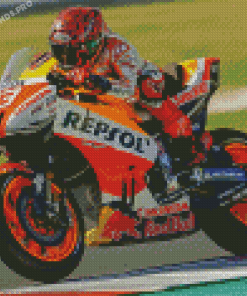 Aesthetic Marc Marquez Diamond Painting