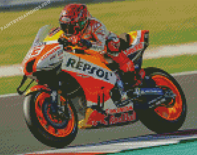 Aesthetic Marc Marquez Diamond Painting