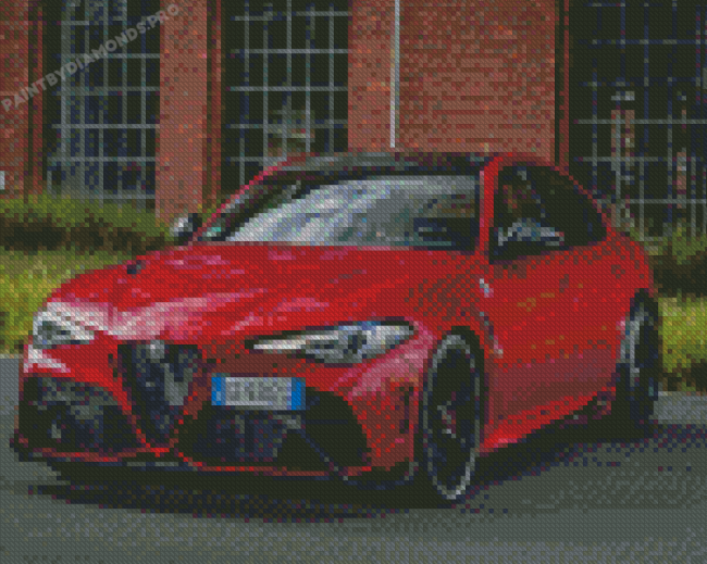 Alfa Romeo Giulia Diamond Painting