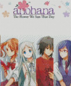 Anohana The Flower We Saw That Day Anime Diamond Painting