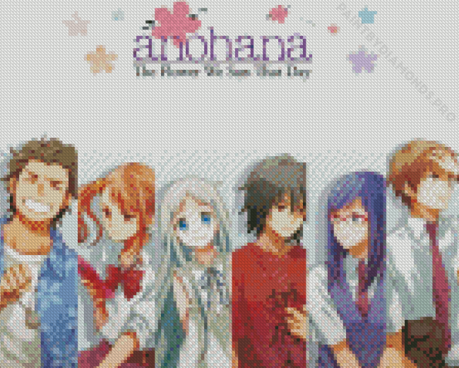 Anohana The Flower We Saw That Day Anime Diamond Painting