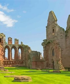 Arbroath Abbey In Scotland Diamond Painting