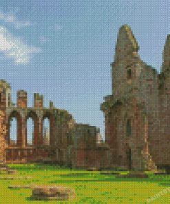 Arbroath Abbey In Scotland Diamond Painting