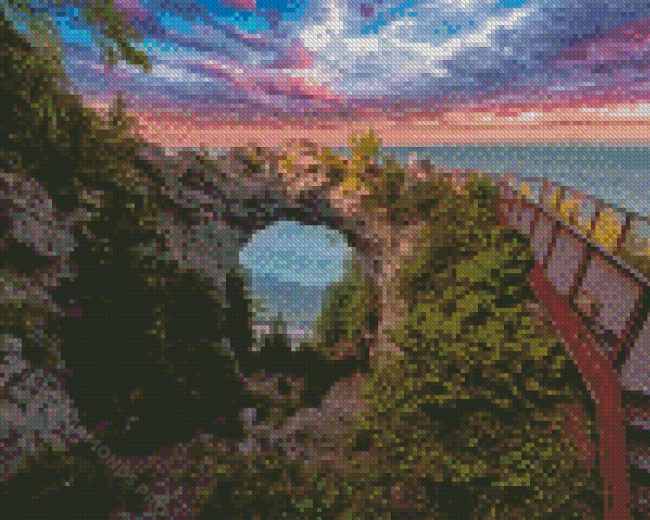 Arch Roc Mackinac Diamond Painting