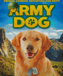 Army Dog Movie Poster Diamond Painting