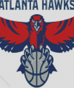 Atlanta Hawks Logo Diamond Painting