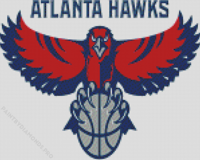 Atlanta Hawks Logo Diamond Painting