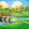 Augusta Golf Course Landscapes Diamond Paintings