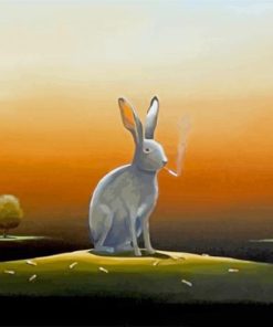 Bad Hare Day Diamond Painting