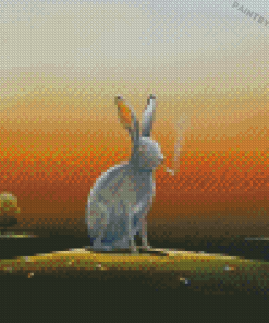 Bad Hare Day Diamond Painting