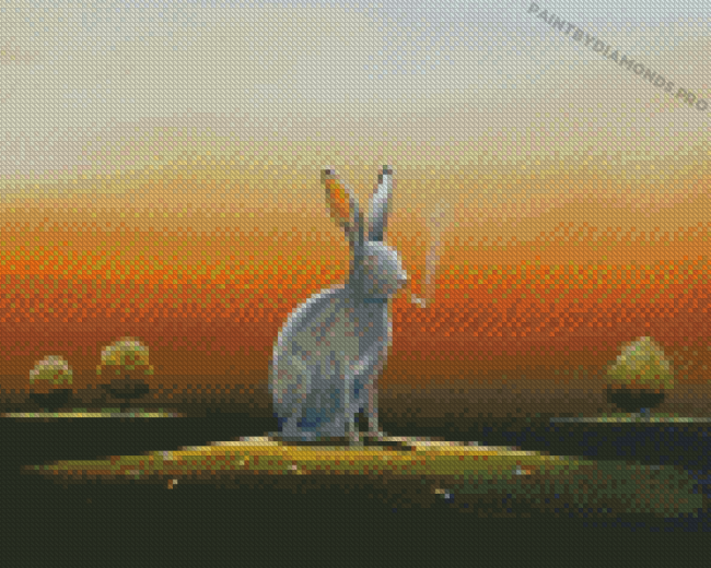 Bad Hare Day Diamond Painting