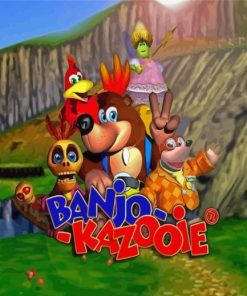 Banjo Kazooie Game Diamond Painting