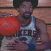 Basketball Player Dr J Diamond Painting