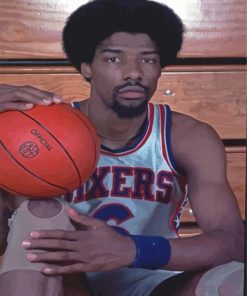 Basketball Player Dr J Diamond Painting