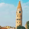 Bell Tower In Caorle Diamond Painting