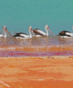 Birds On Beach Diamond Painting