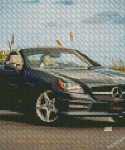 Black Mercedes Slk Diamond Painting