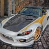 Black White And Golden Honda S2000 Diamond Painting