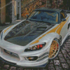 Black White And Golden Honda S2000 Diamond Painting