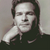 Black And White Patrick Swayze Diamond Painting