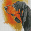 Black And Tan Coonhound Diamond Painting