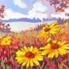 Black Eyed Susan Art Diamond Painting