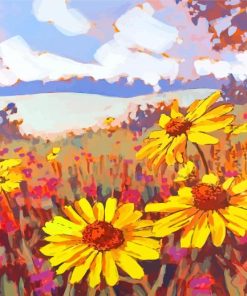 Black Eyed Susan Art Diamond Painting