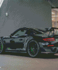 Black Porsche Gtr2 Diamond Painting