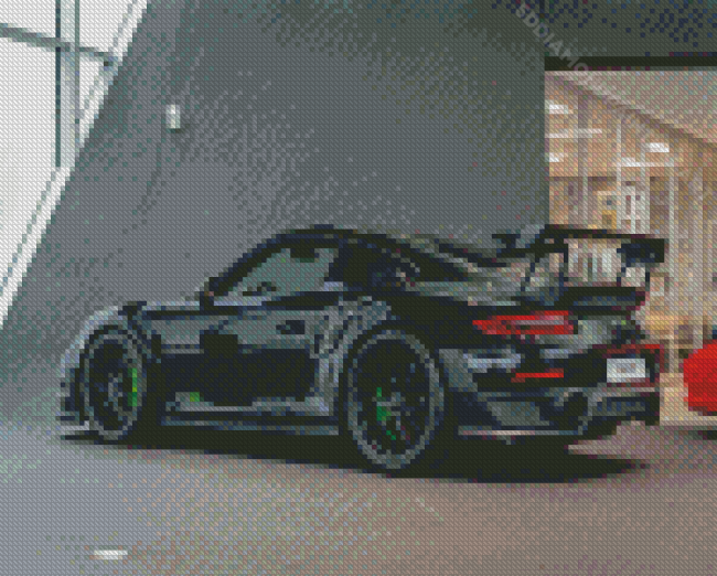 Black Porsche Gtr2 Diamond Painting