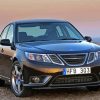 Black Saab Car Diamond Painting