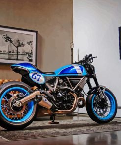 Blue Ducati Diamond Painting