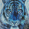 Blue Tiger Animal Diamond Painting