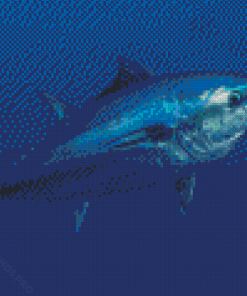 Blue Fish Tuna Underwater Diamond Painting