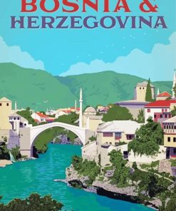 Bosnia Poster Diamond Paintings