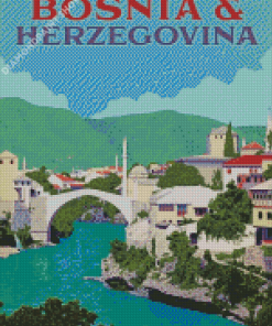 Bosnia Poster Diamond Paintings