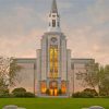 Boston Temple Sunset Diamond Painting