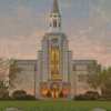 Boston Temple Sunset Diamond Painting