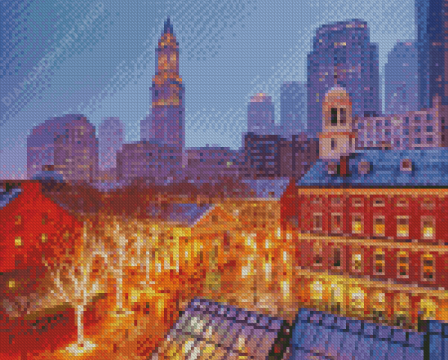 Boston Winter Diamond Paintings