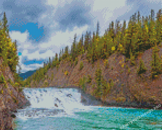 Bow Falls Canada Diamond Painting