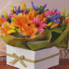 Box Of Flowers Diamond Paintings